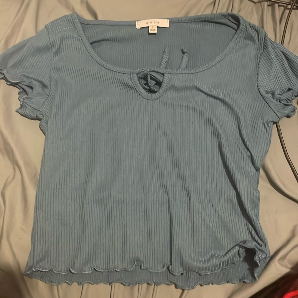 Cropped dress shirt